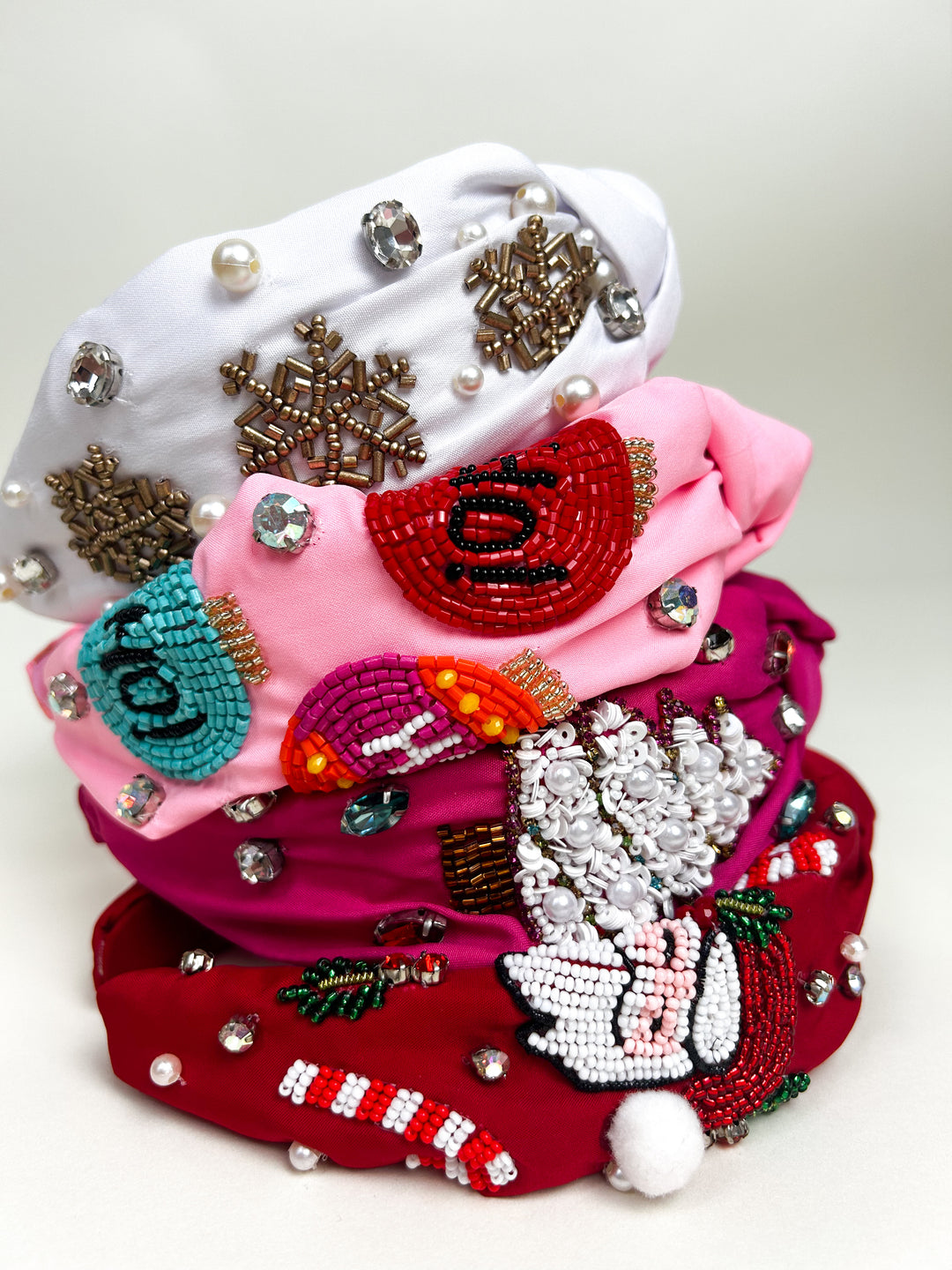 Christmas Beaded Headbands