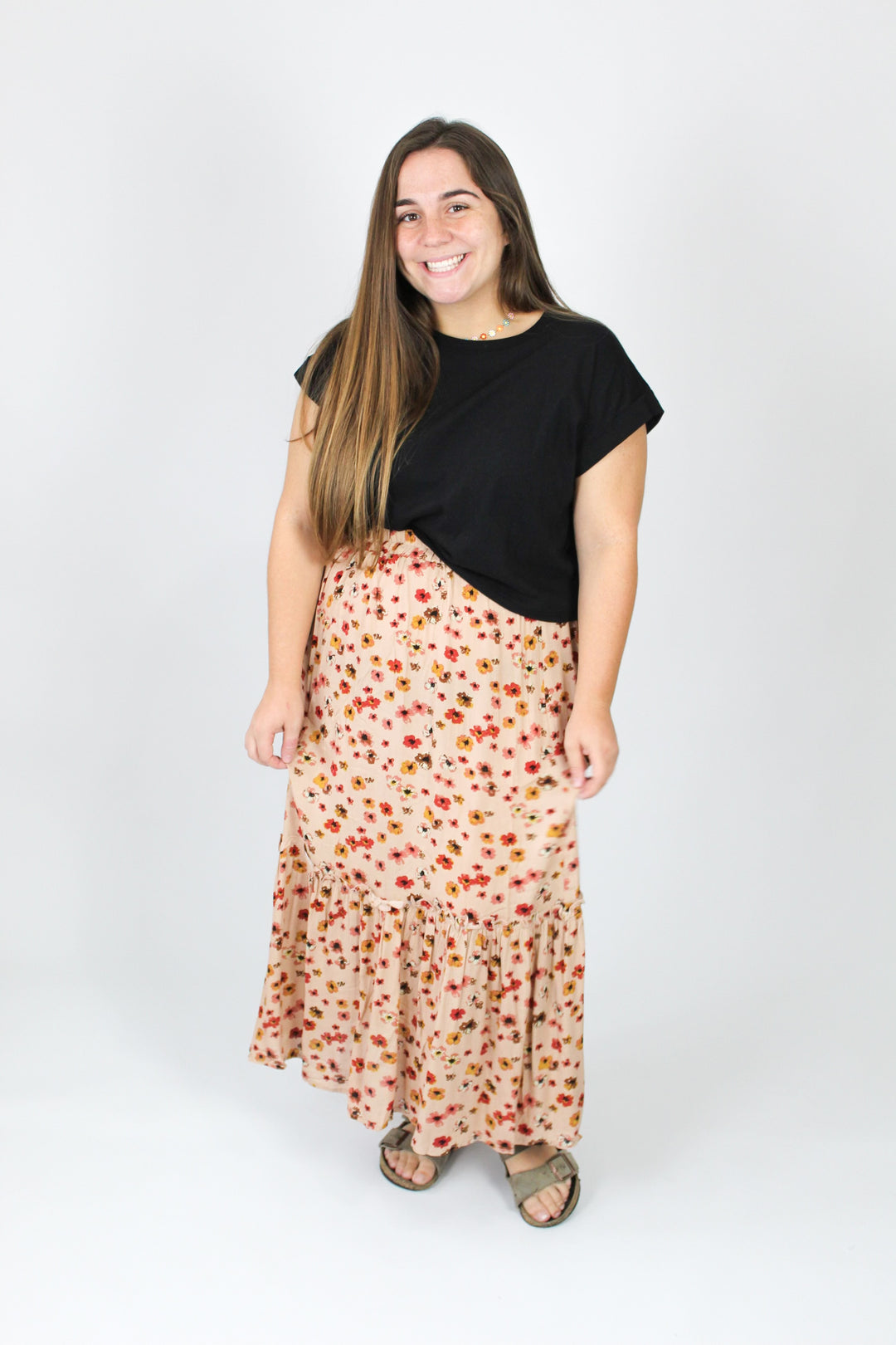 Beautiful Day Midi Skirt