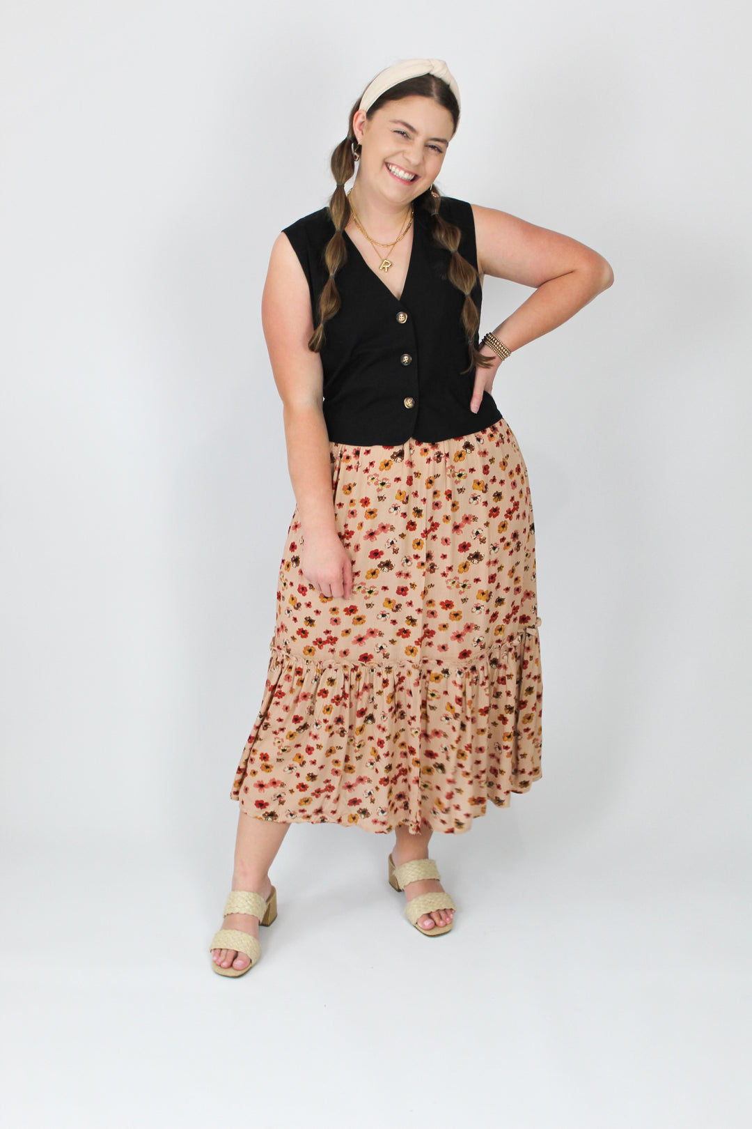 Beautiful Day Midi Skirt