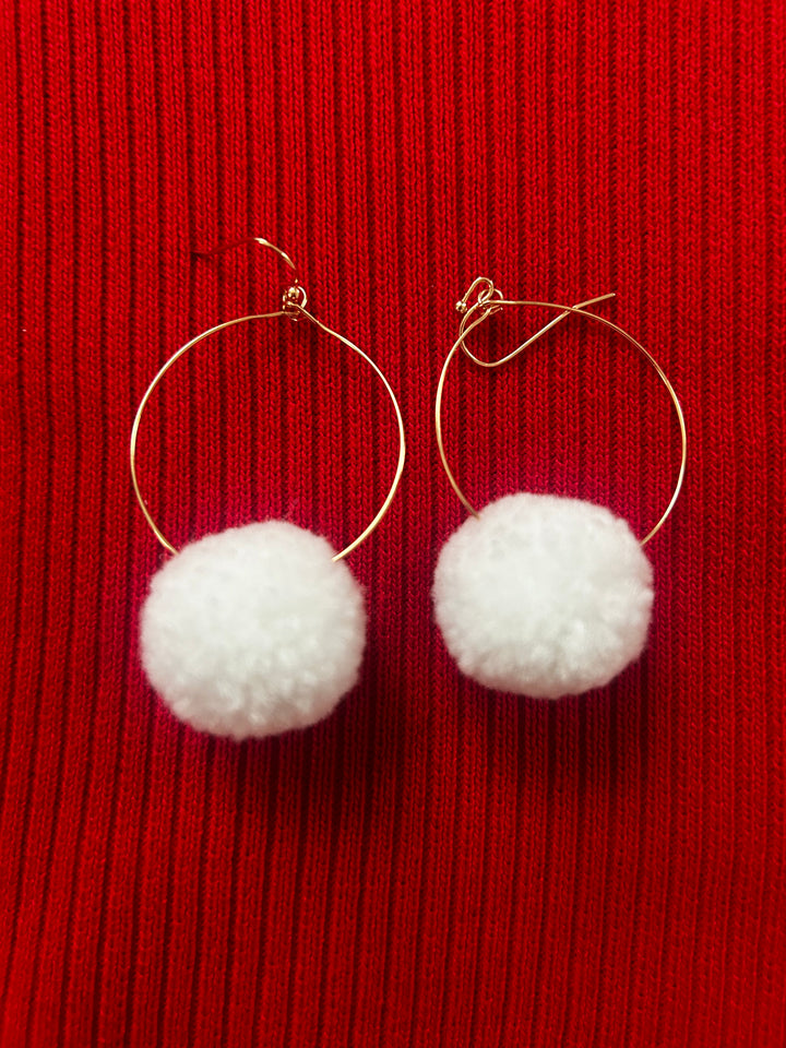 Pom Pom Hoops